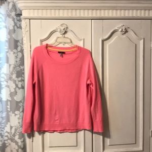 Coral cashmere sweater size Large